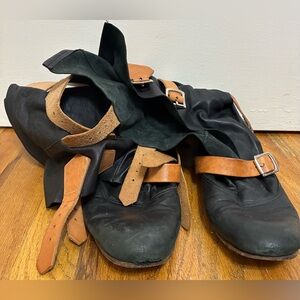 Vivienne Westwood Black and Tan Men's Boots